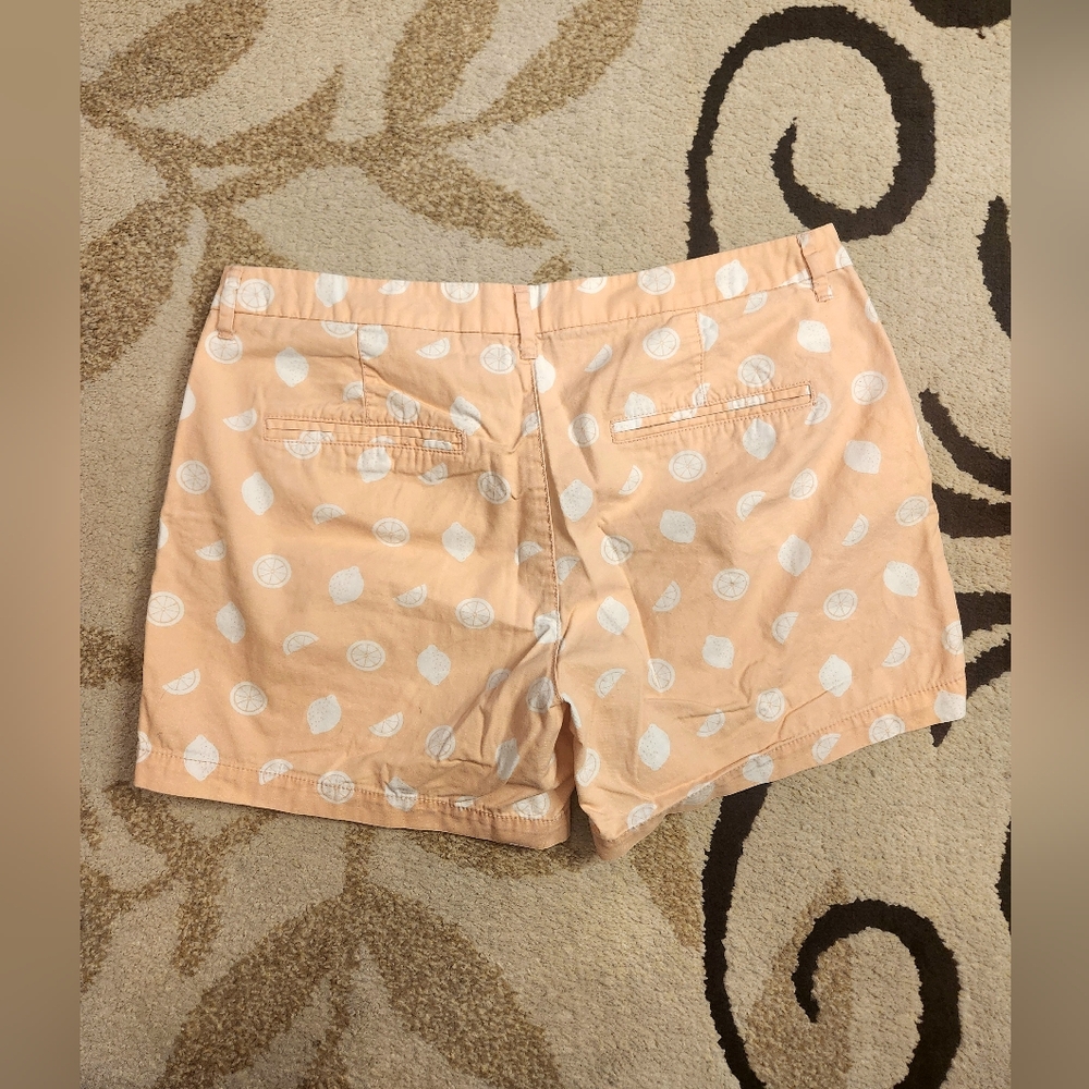Old Navy Womens Peach Fruit Polka Dot Shorts - Picture 6 of 8
